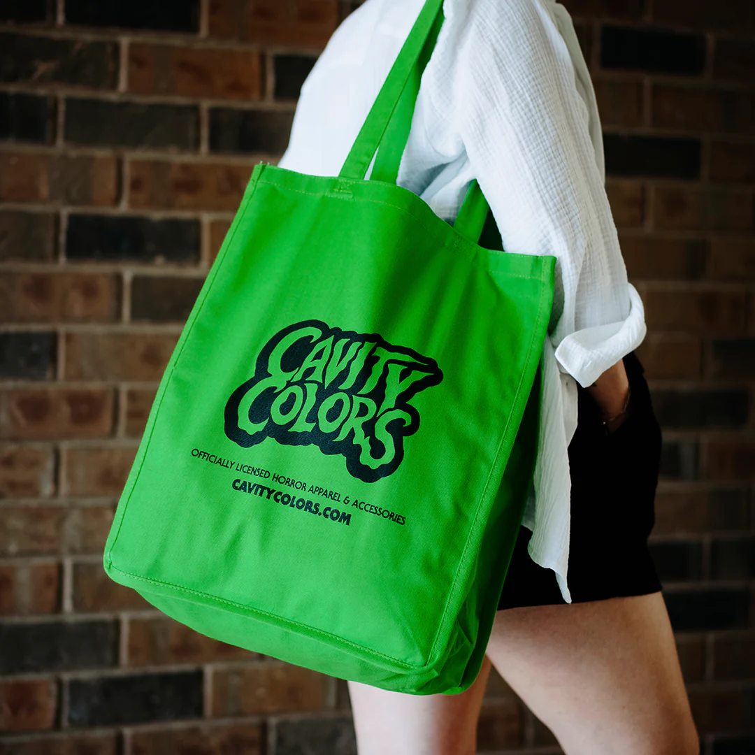 CAVITYCOLORS - TOTE BAG (SLIME GREEN) - Image 3